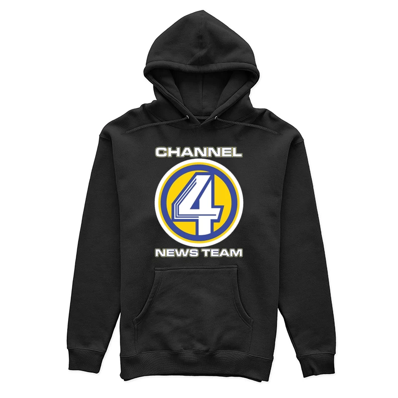 KVWN Channel 4 News Logo Female Pullover Hoodie