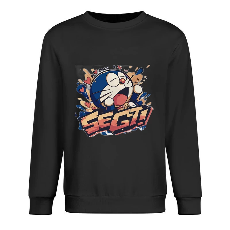 Fröhlicher Cartoon Charakter Herren Pullover Sweatshirt