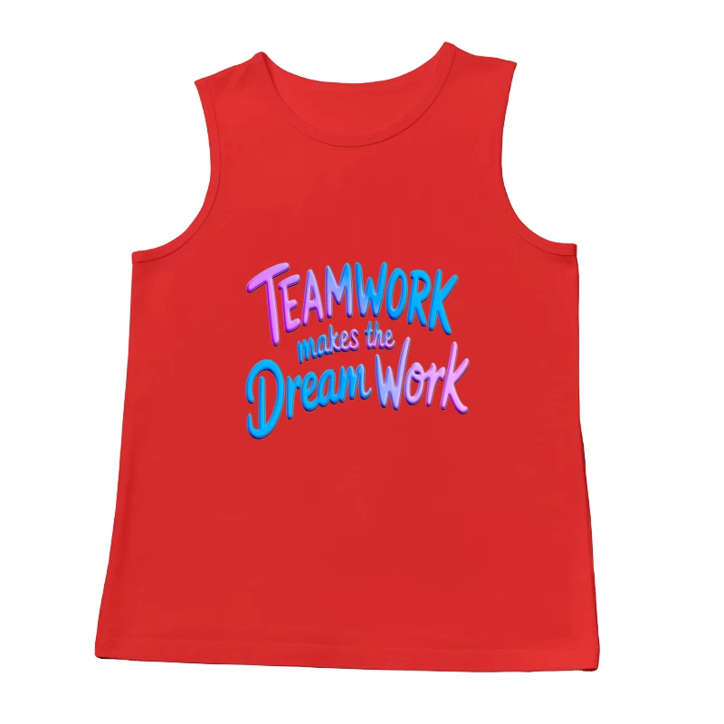 Inspirational Teamwork Male Tank Top