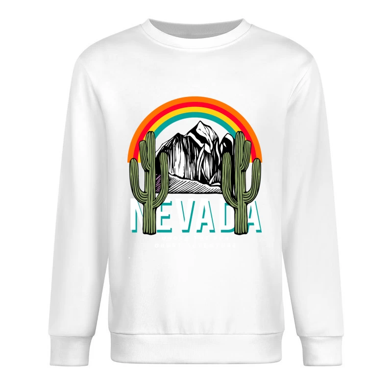 Regenbogen Nevada Abenteuer Herren Pullover Sweatshirt