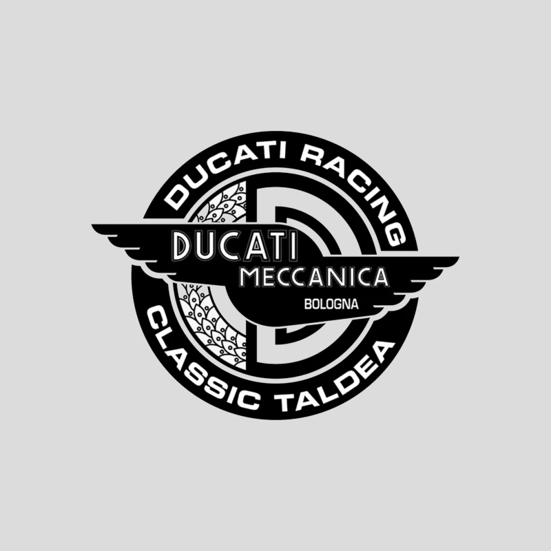 Vintage Ducati Meccanica Racing Logo from Bologna Baseball Cap