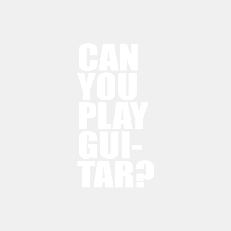 Can You Play Guitar Can You Fuck Male Tank Top