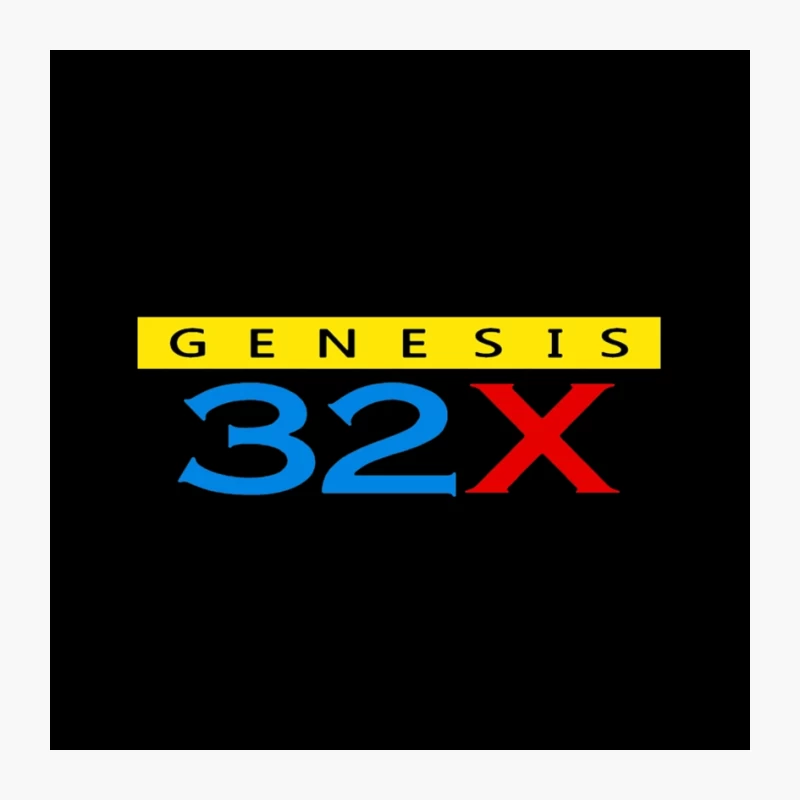 Genesis 32X: Retro Sega Gaming Console Logo Pin