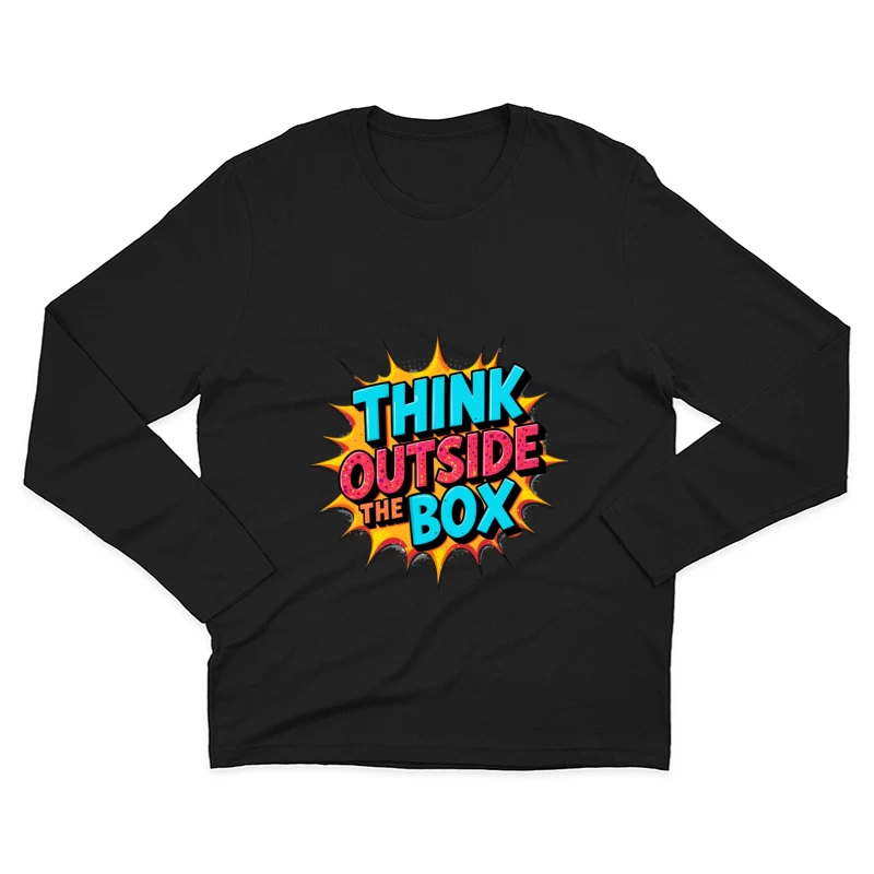 Creative Thinking Concept Male Long Sleeve T-Shirt