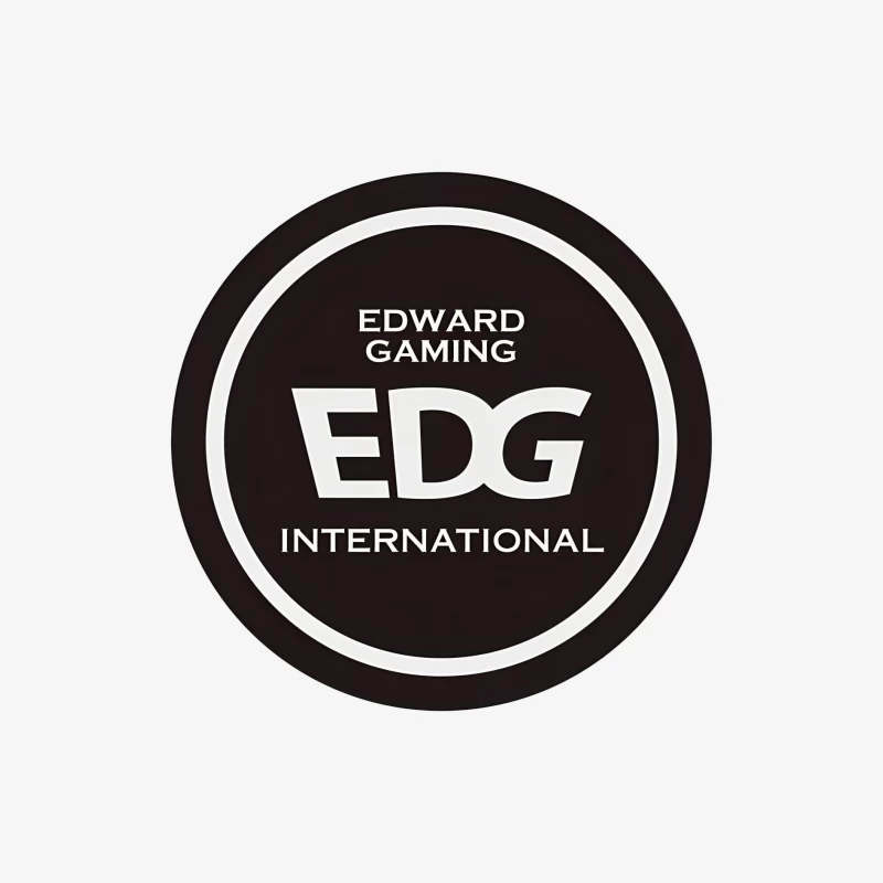 EDG-Logo für Esports-Team Herren Langarm T-Shirt
