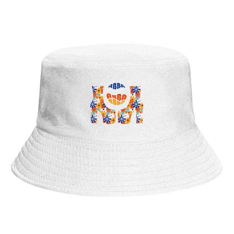 Abba Band Flowers Art Bucket Hat