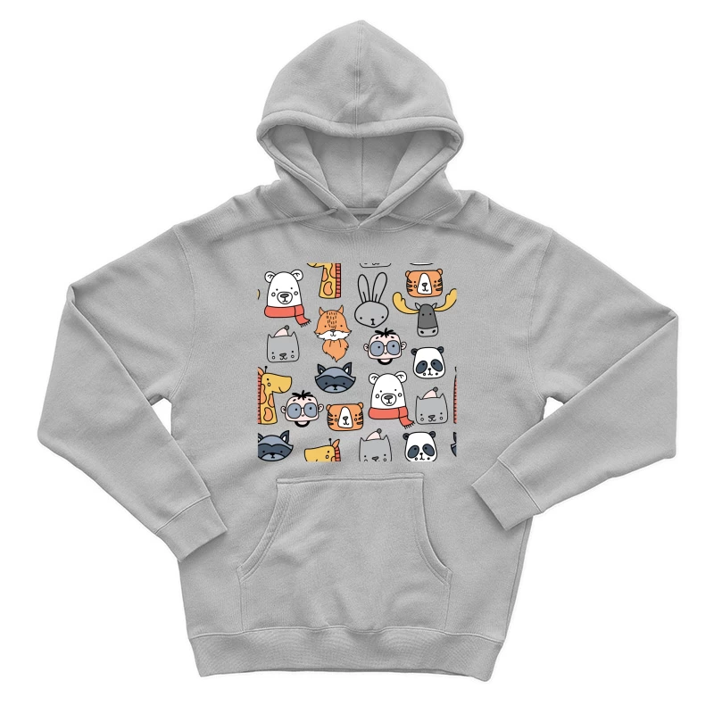 Motifs d'animaux adorables et colorés Homme Sweat à capuche