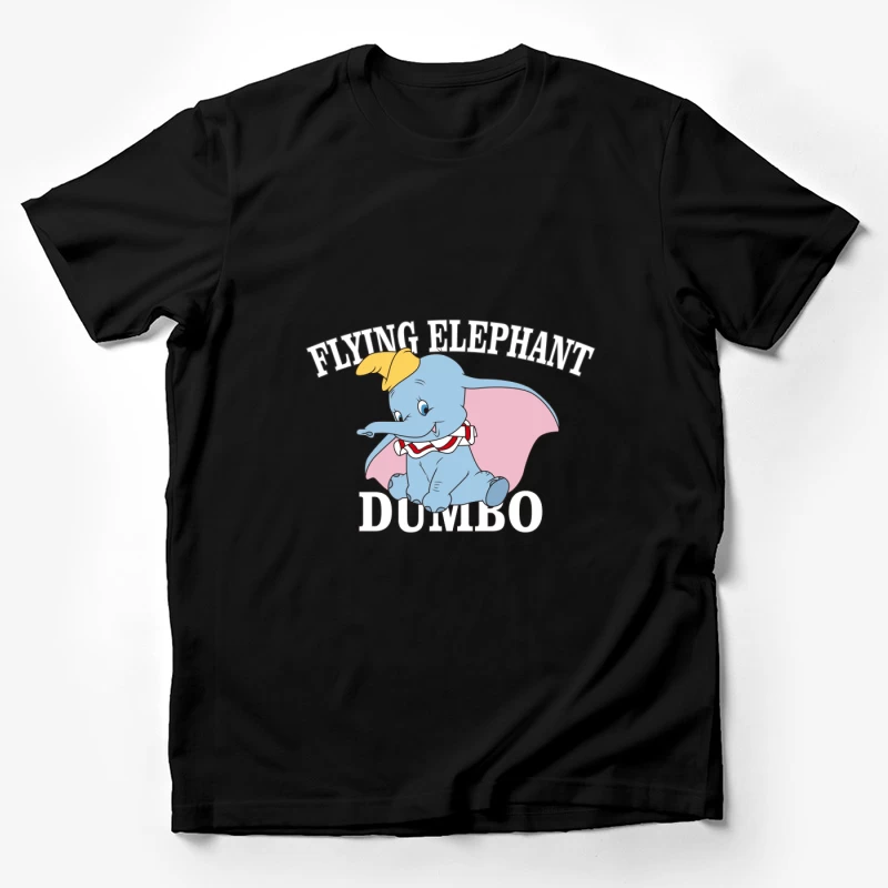 Fliegender Elefant Dumbo Illustration Herren T-Shirt