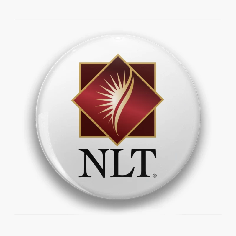 NLT Corporate Logo with Gold Diamond Design Pin