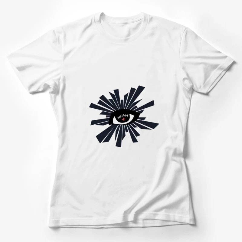 Augenmotiv mit Strahlen Damen T-Shirt