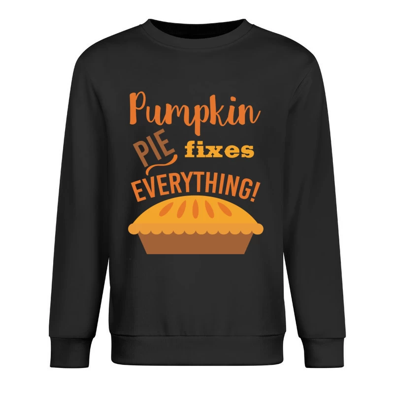 Affiche de tarte à la citrouille festive Homme Sweat-shirt à enfiler