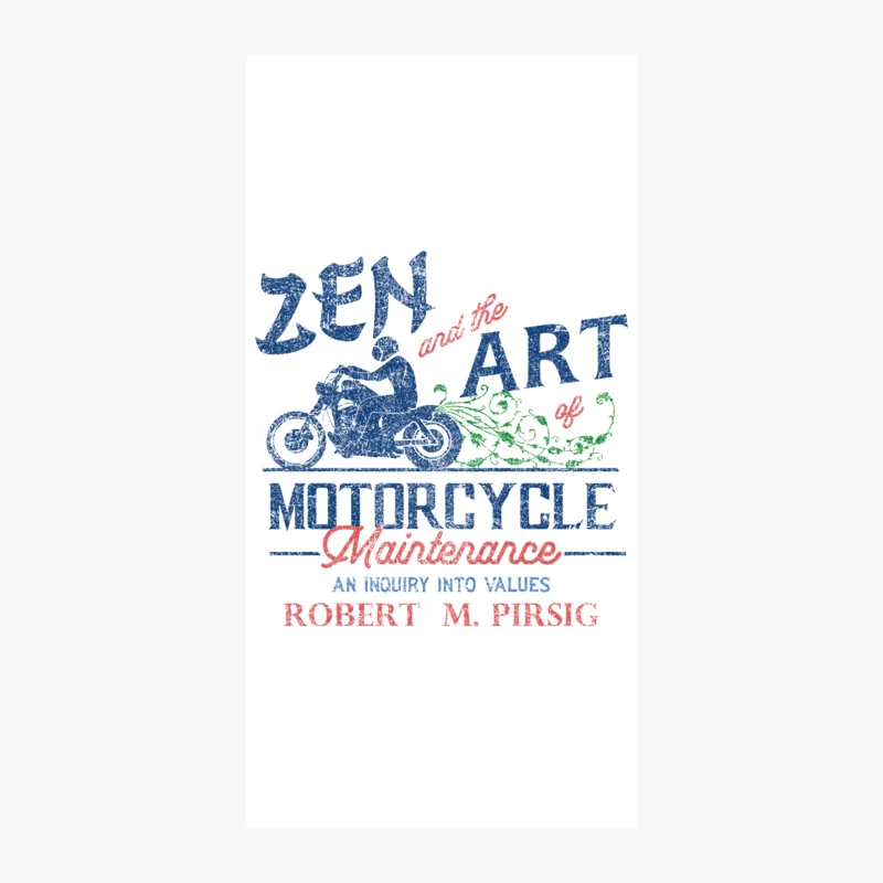 Vintage Book Cover: Zen and the Art of Motorcycle Maintenance by Robert M. Pirsig iPhone Case