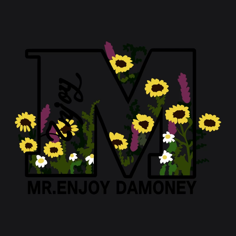 Blumenwiese mit Sonnenblumen Herren Pullover Hoodie