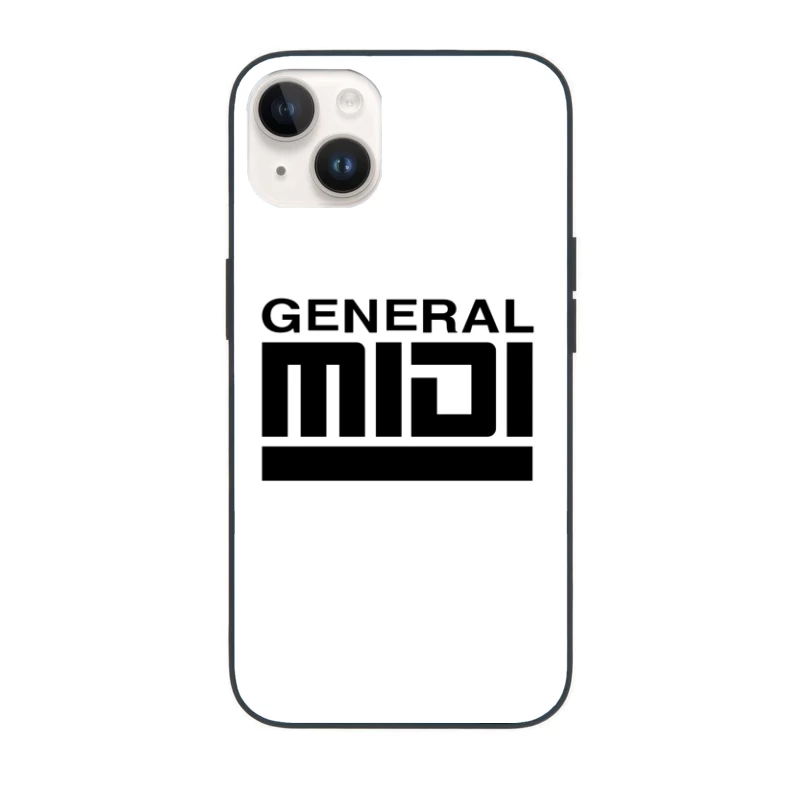 General MIDI Digital Audio Technology Logo iPhone Case