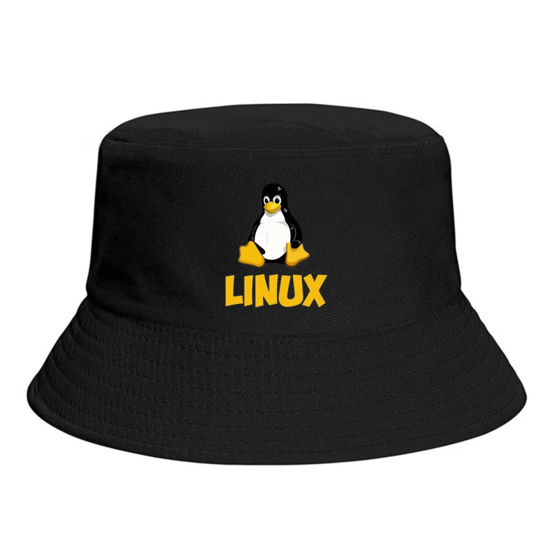 Tux: The Linux Operating System Mascot Logo Bucket Hat