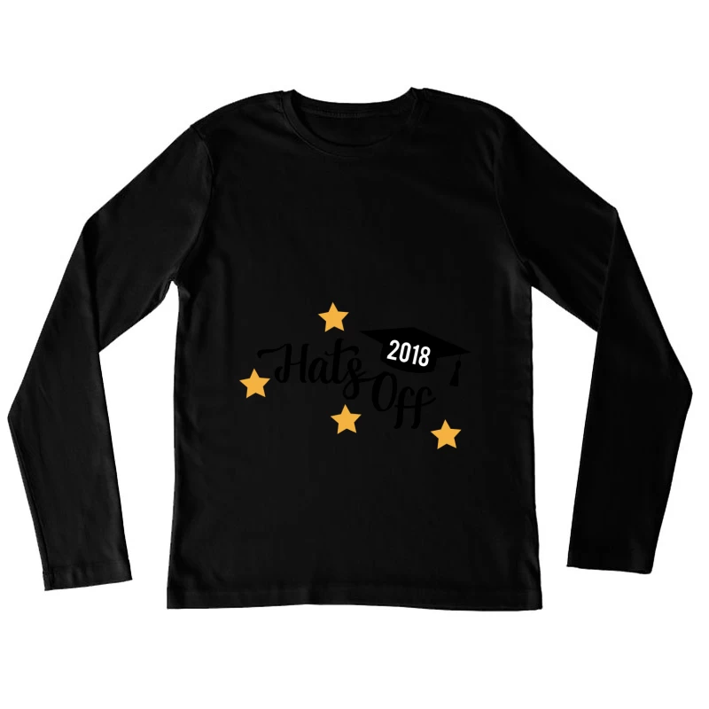 Félicitations pour la diplômation 2018 Femme Manches Longues T-Shirt