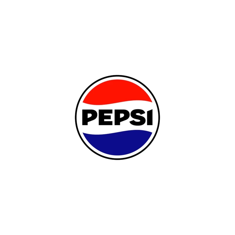 Classic Pepsi Cola Circular Logo Design iPhone Case