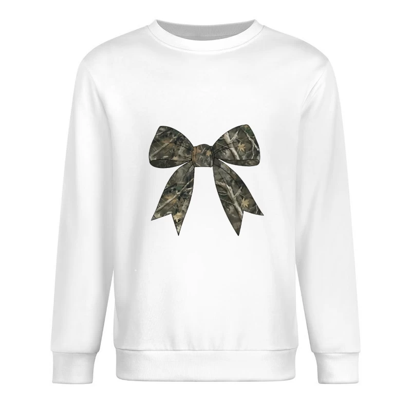 Tarnmuster Schleife Herren Pullover Sweatshirt