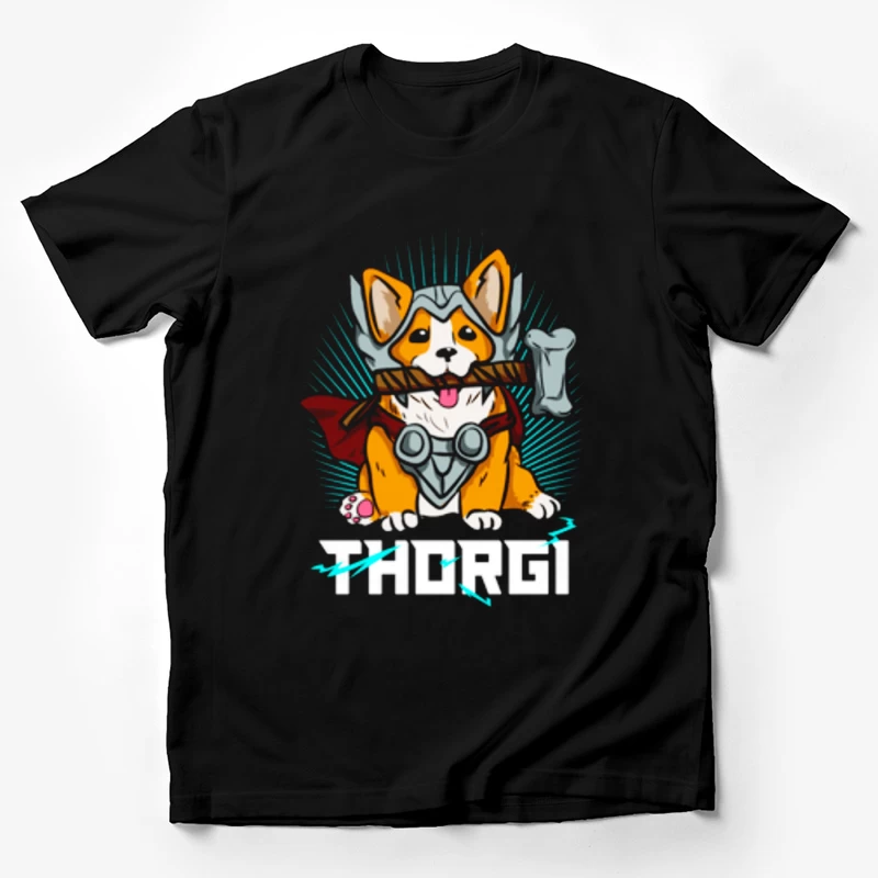 Thorgi: Chien Corgi Superhéros Homme T-Shirt