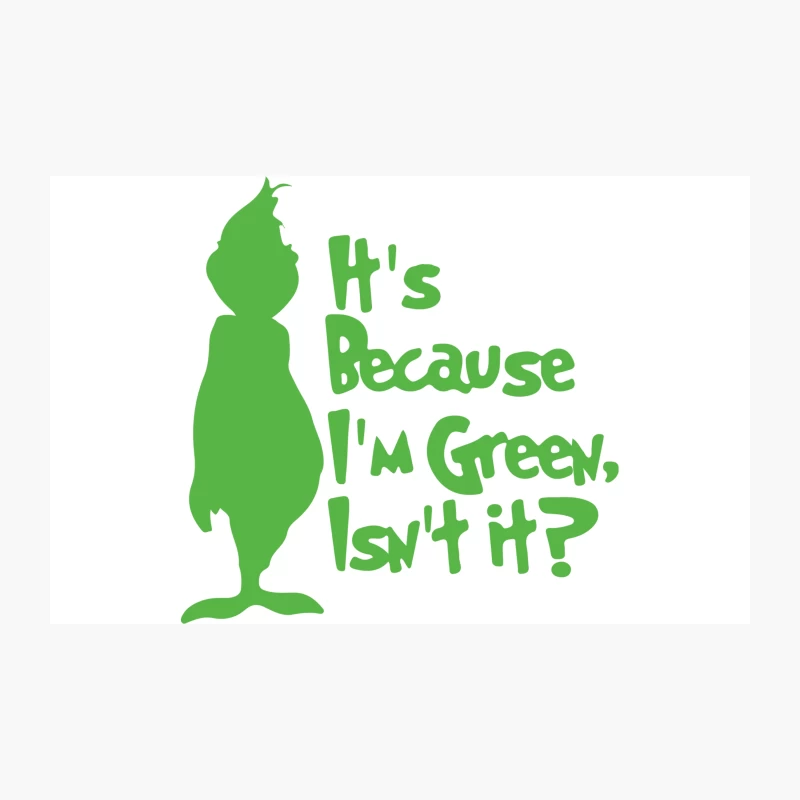 It_s Because I_m Green, Isn_t It Cute Christmas Travel Mug
