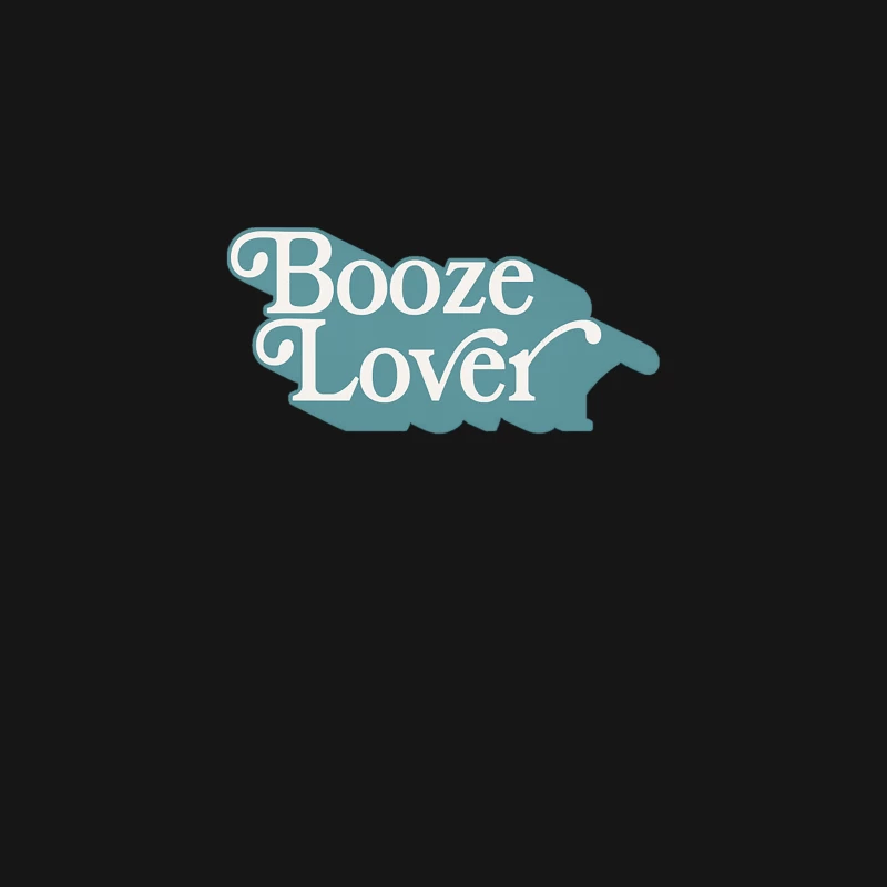 Booze Lover - Original Typography Design Desk Mat