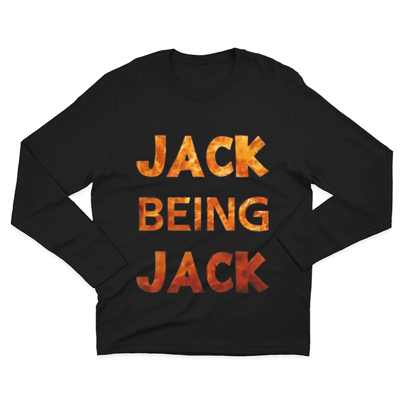 Jack Being Jack - Feuerdesign Herren Langarm T-Shirt