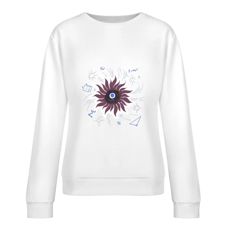 Wissenschaftliche Blume Damen Pullover Sweatshirt