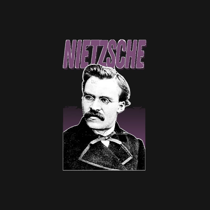 Friedrich Nietzsche Graphic Design Hipster Statement Male Long Sleeve T-Shirt