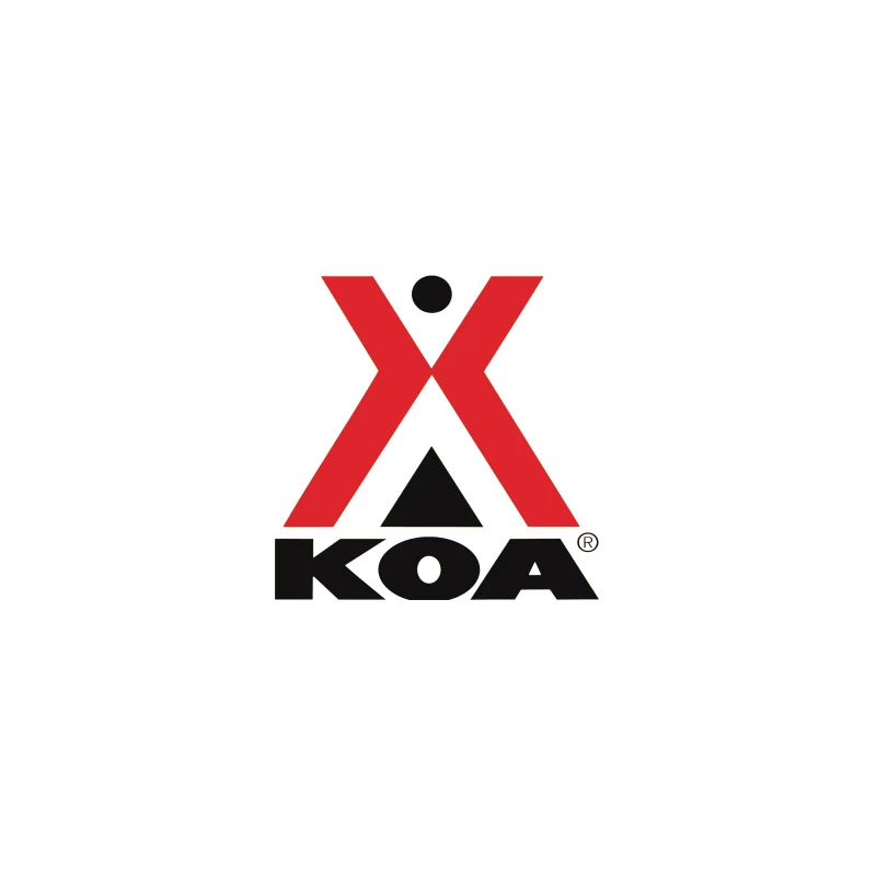 KOA (Kampgrounds of America) Official Logo Design Desk Mat