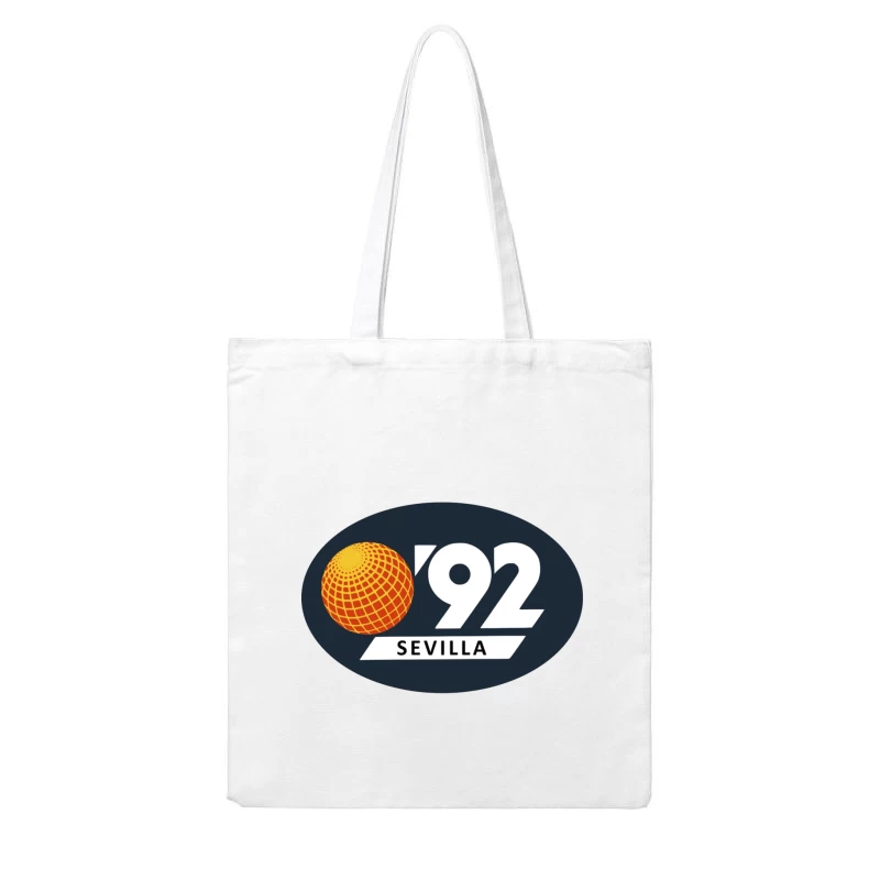 Expo '92 Sevilla World's Fair Logo Cotton Tote Bag