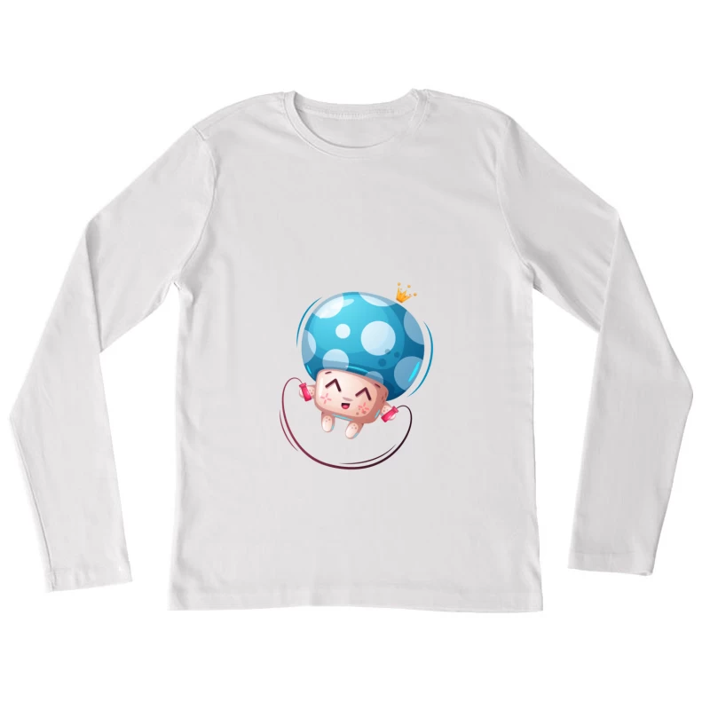 Champignon sauteur joyeux Femme Manches Longues T-Shirt