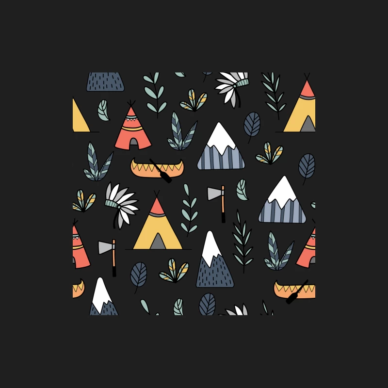 Motifs de camping et nature Homme Débardeur