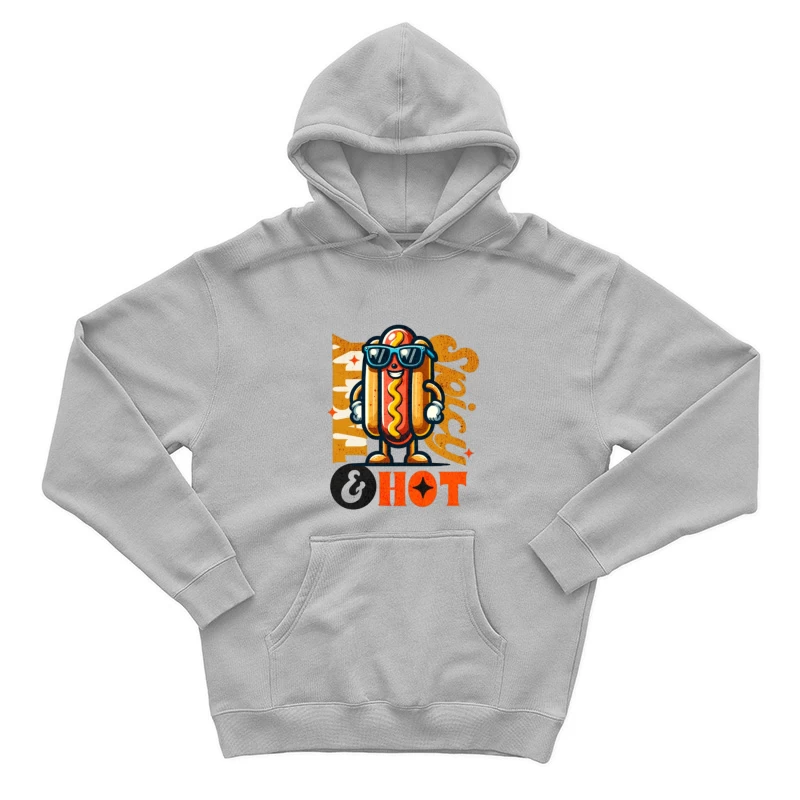 Graphique amusant de hot-dog épicé Homme Sweat à capuche