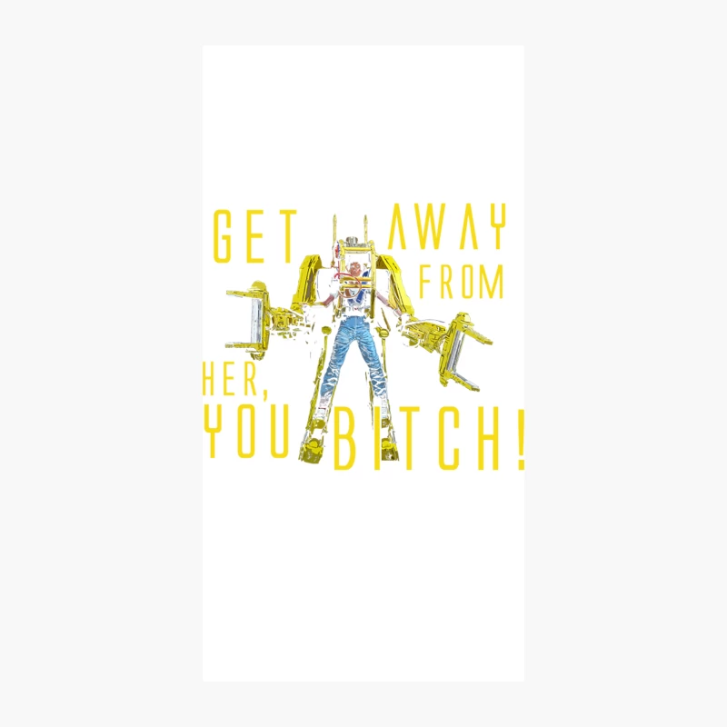 Get away from her you bitch!  Aliens - Ripley Quote iPhone Case