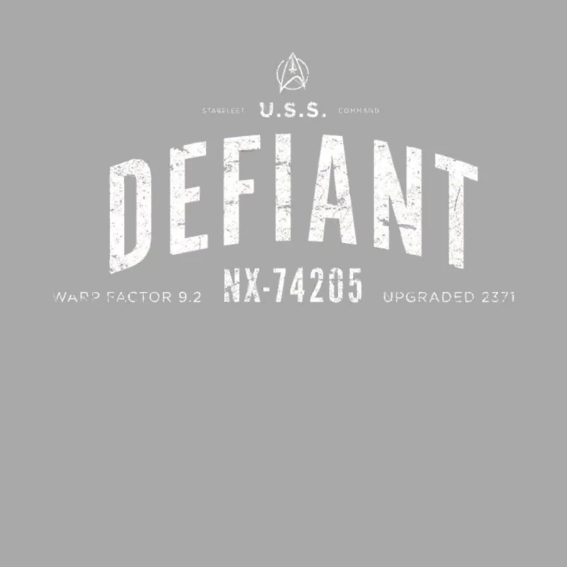 U.S.S. Defiant Female Pullover Hoodie
