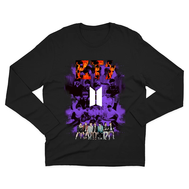 BTS K-Pop Group Art Male Long Sleeve T-Shirt