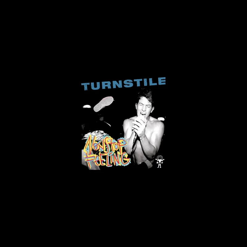 Turnstile: Nonstop Feeling Album Cover with Graffiti Art iPhone Case