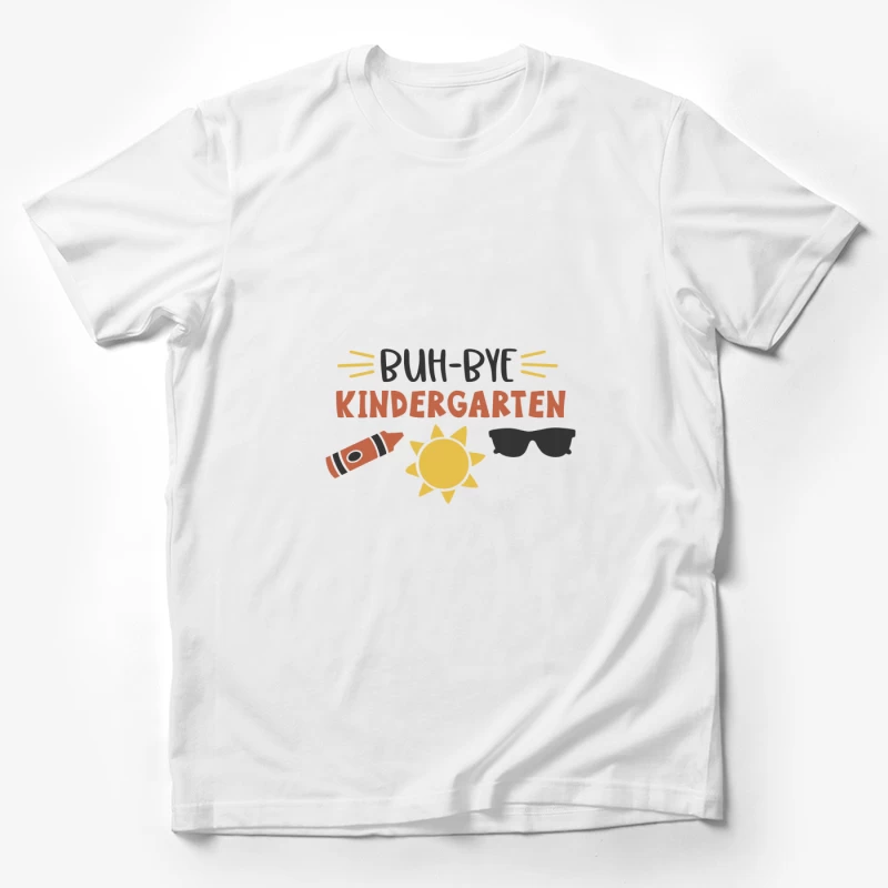 Adieu à la Maternelle avec Soleil, Crayon et Lunettes Homme T-Shirt
