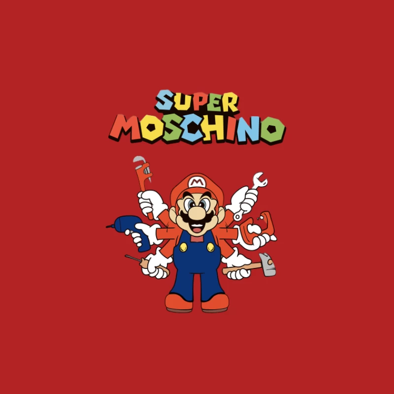 Super Mario et Moschino Homme T-Shirt