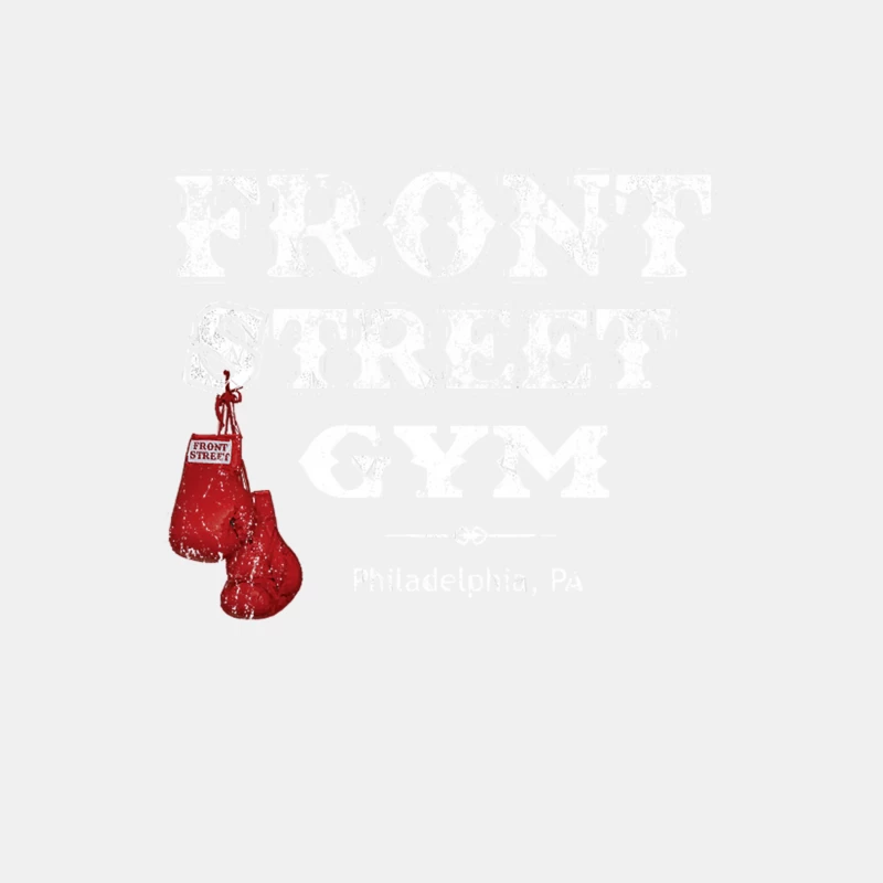 Front Street Gym, distressed Male Tank Top