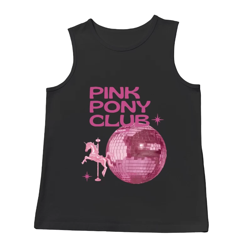 Retro Pink Pony Club Design Herren Tanktops