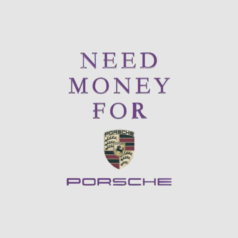 Besoin d'argent pour une Porsche Homme Sweat à capuche