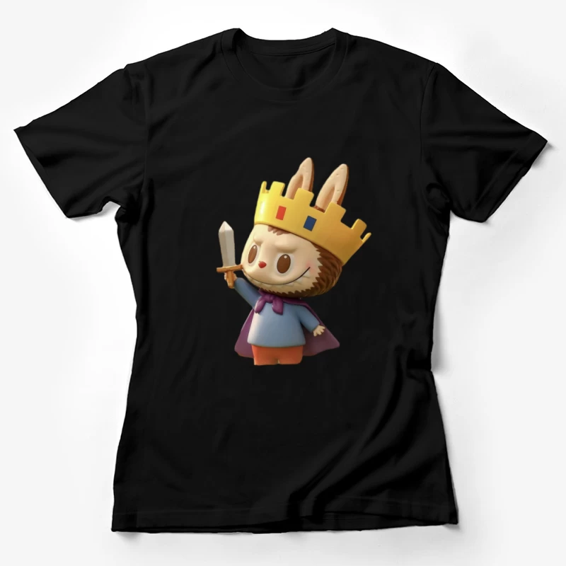 Königlicher Spielzeugcharakter mit Schwert Damen T-Shirt