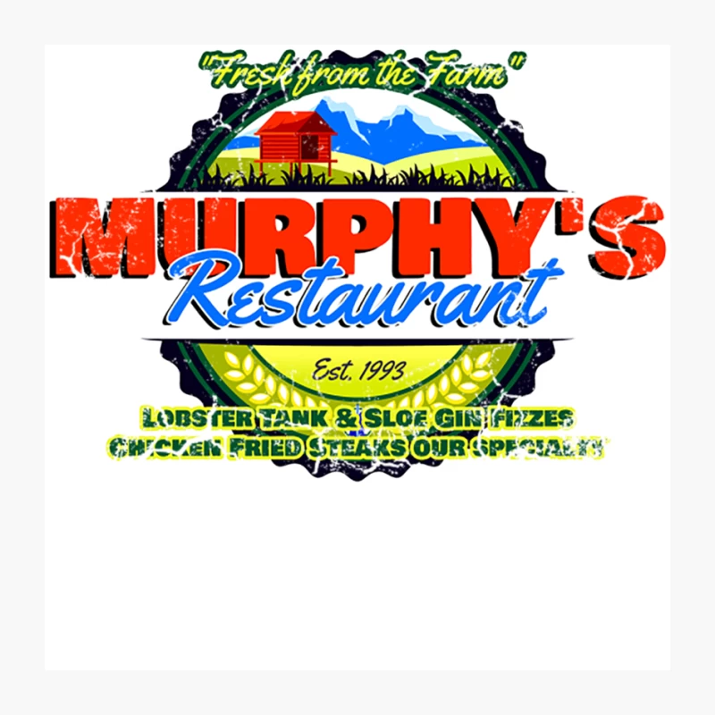 Murphy_s Restaurant, distressed Pin