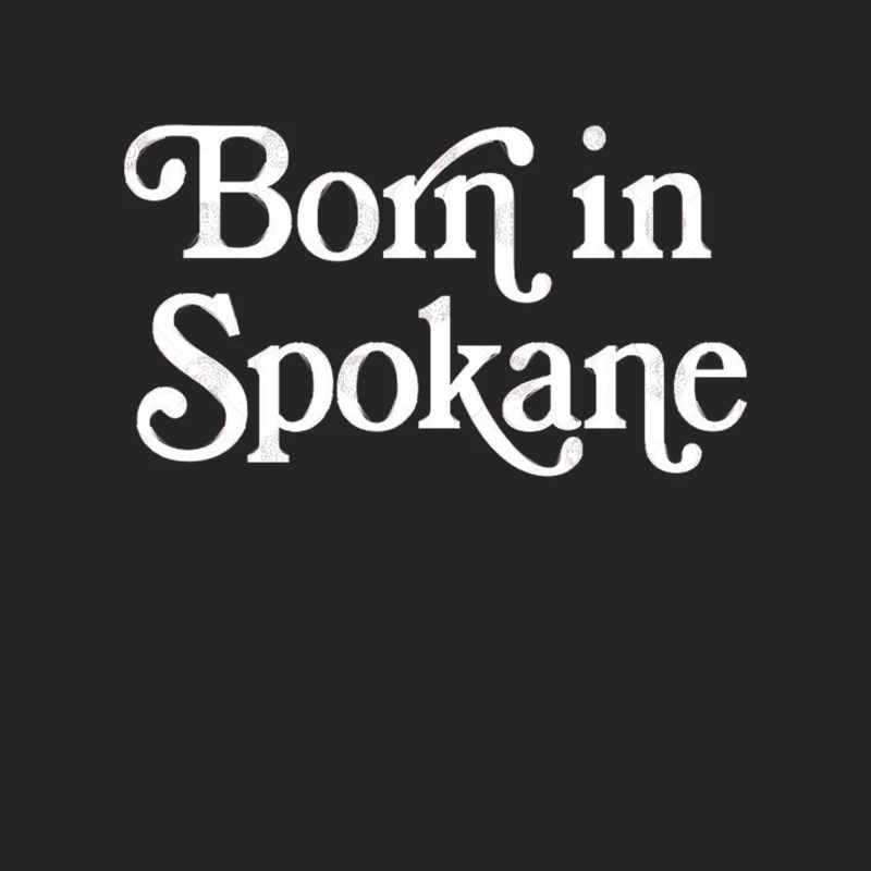 Born In Spokane - Boston Pride Typography Design Male Pullover Sweatshirt