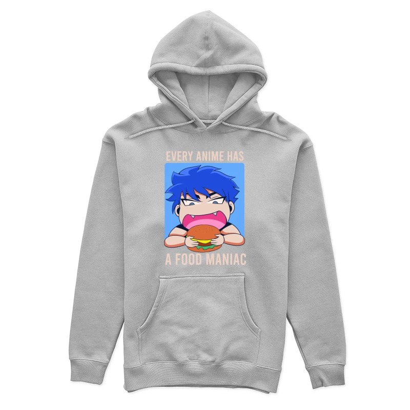 Food Maniac in Anime Female Pullover Hoodie