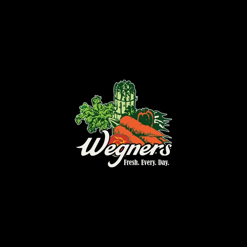 Wegner's Fresh Daily Vegetable Market Logo Desk Mat