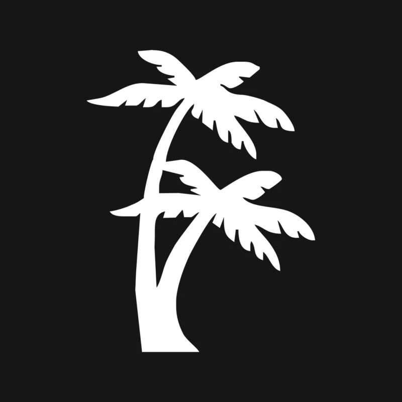 Palm Tree Sticker Vinyl Decal Tropical Island Beach Ocean Wall Car Window Mouse Pad