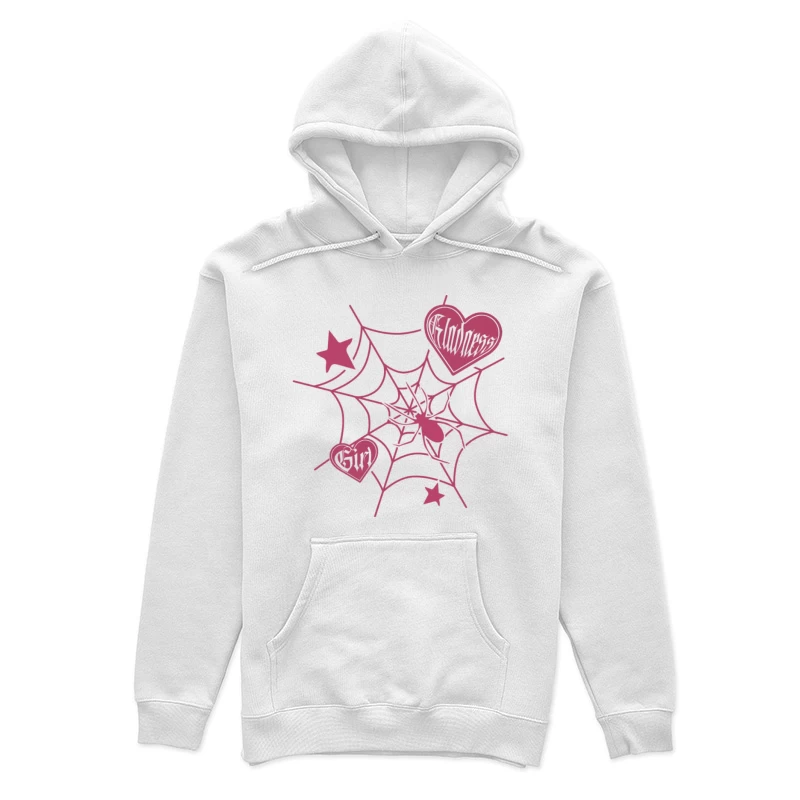 Spinnennetz Herz Design Damen Pullover Hoodie