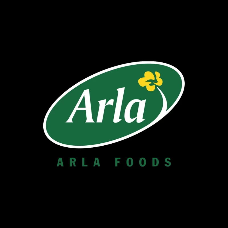 Arla Foods Corporate Logo Design Throw Pillow